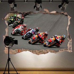 Vinilos 3d motogp circuito de jerez