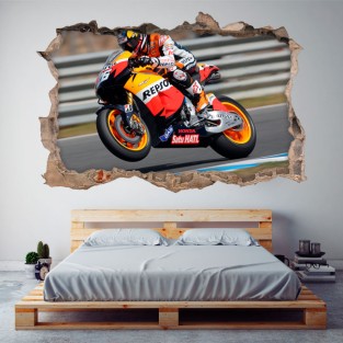 Vinilos 3d motogp dani pedrosa Vinilos 3d motogp dani pedrosa