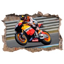 Vinilos 3d motogp dani pedrosa