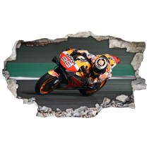 Vinilos 3d motogp jorge lorenzo honda