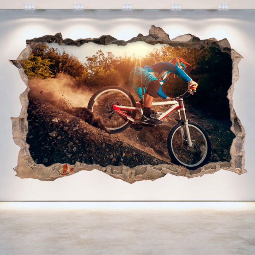 Vinilos 3d mountain bike
