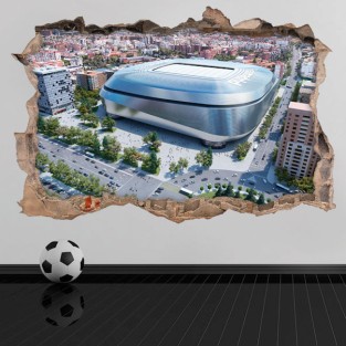 Vinilos 3d santiago bernabéu nuevo estadio