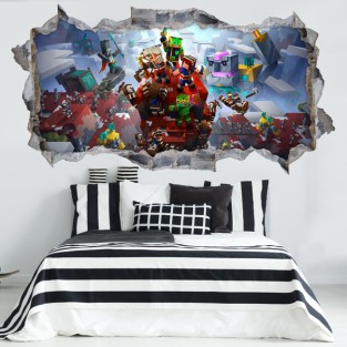 Vinilos adhesivos 3d minecraft Vinilos adhesivos 3d minecraft
