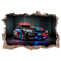 Vinilos decorativos 3d motogp bmw m4 safety car
