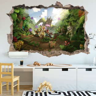 Vinilos adhesivos 3d videojuego minecraft Vinilos adhesivos 3d videojuego minecraft