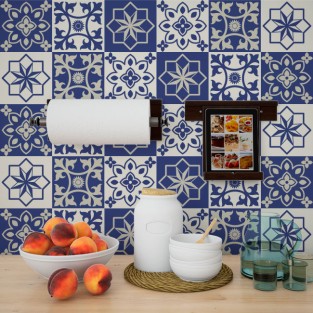 Vinilos adhesivos azulejos paredes hidráulicos (24 unidades)