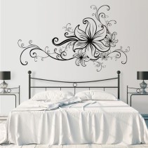 Vinilos adhesivos flores para decorar