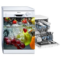 Vinilos electrodomésticos lavavajillas frutas splash agua