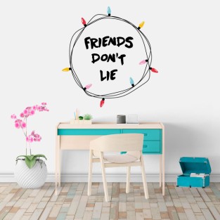 Vinilos adhesivos stranger things friends don't lie Vinilos adhesivos stranger things friends don't lie
