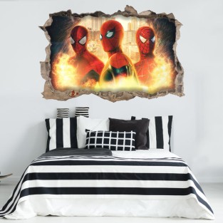Vinilos agujero efecto 3d spider man no way home Vinilos agujero efecto 3d spider man no way home