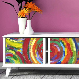Vinilos círculos pintura decoración muebles o armarios