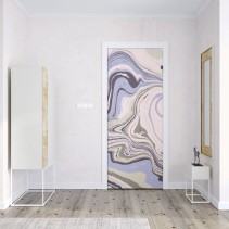 Vinilos decorativos puertas colores mármol