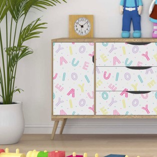 Vinilos decorar muebles o armarios letras abecedario Vinilos decorar muebles o armarios letras abecedario
