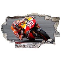 Vinilos 3d decorativos motogp marc márquez