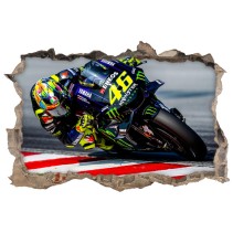 Vinilos 3d valentino rossi con yamaha