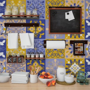 Vinilos decorativos azulejos paredes (24 unidades)