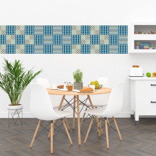 Vinilos decorativos azulejos y baldosas cocinas vintage (24 unidades)