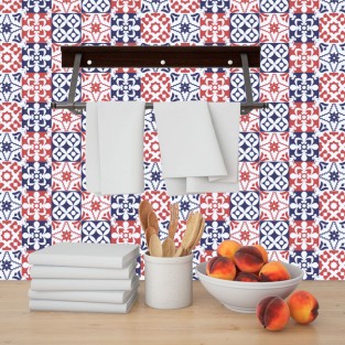 Vinilos decorativos baldosas hidráulicas (24 unidades)