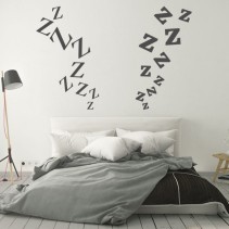 Vinilos decorativos cabeceros letras zetas