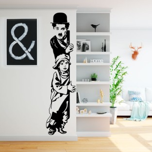 Vinilos decorativos charles chaplin the kid Vinilos decorativos charles chaplin the kid