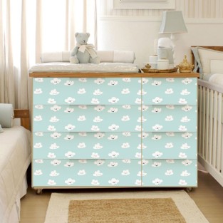 Vinilos decorativos cómodas bebés