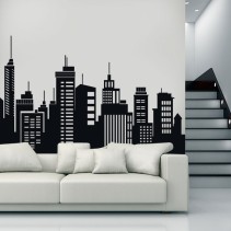 Vinilos decorativos edificios ciudades