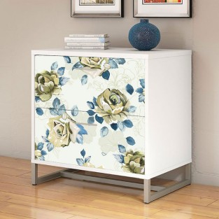 Vinilos decorativos para muebles y armarios de flores Vinilos decorativos para muebles y armarios de flores