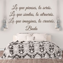 Vinilos decorativos frase de buda