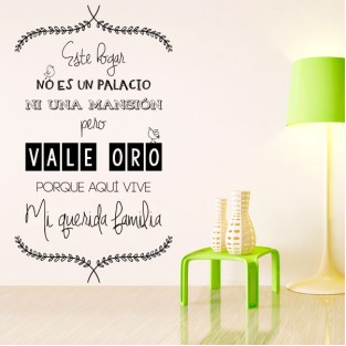 Vinilos decorativos frases este hogar Vinilos decorativos frases este hogar
