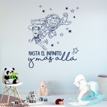 Vinilos decorativos frases buzz lightyear y woody toy story