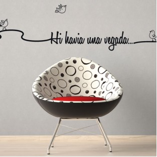 Vinilos decorativos frases había una vez