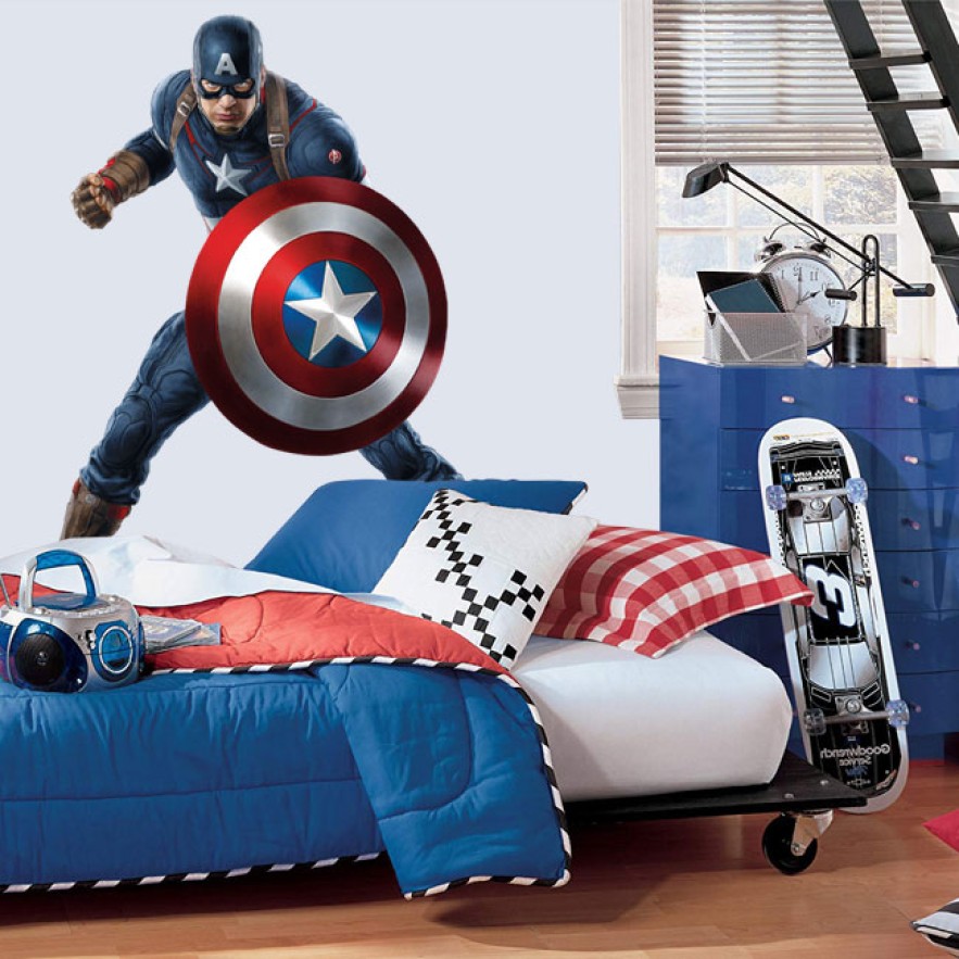 Vinilos decorativos marvel capitán américa
