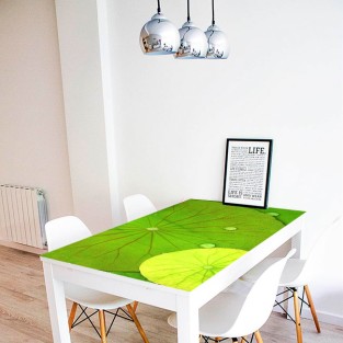 Vinilos decorativos mesa nenúfares