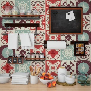 Vinilos decorativos para azulejos clásicos (24 unidades)