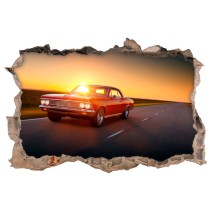 Vinilos 3d paredes auto vintage