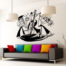 Vinilos decorativos picasso jazz