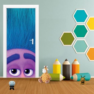 Vinilos peli trolls para puertas y armarios