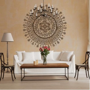 Vinilos decorativos rosetón hindú