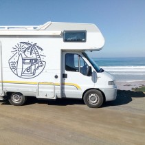 Vinilos decorativos y pegatinas autocaravanas surf