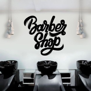 Vinilos decorativos y pegatinas barber shop
