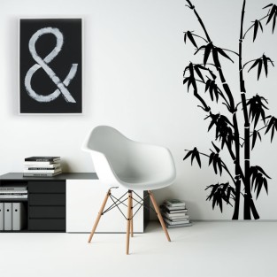 Vinilos decorativos y pegatinas con bambú