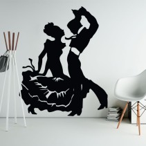 Vinilos decorativos y pegatinas de flamenco