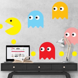 Vinilos decorativos y pegatinas de pac man Vinilos decorativos y pegatinas de pac man