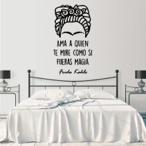 Vinilos decorativos y pegatinas frase frida kahlo