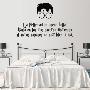 Vinilos decorativos y pegatinas frase harry potter Vinilos decorativos y pegatinas frase harry potter
