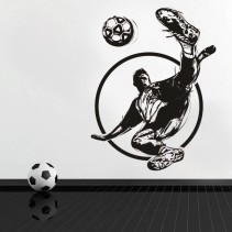 Vinilos decorativos y pegatinas fútbol jugador