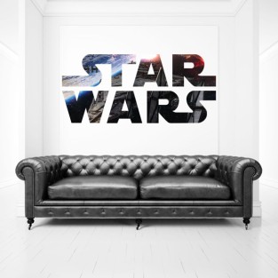 Vinilos decorativos y pegatinas logo star wars Vinilos decorativos y pegatinas logo star wars