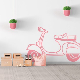 Vinilos decorativos y pegatinas moto vespa Vinilos decorativos y pegatinas moto vespa