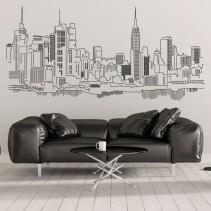 Vinilos decorativos y pegatinas skyline new york