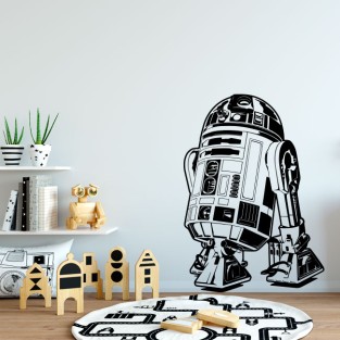 Vinilos decorativos y pegatinas star wars r2 d2